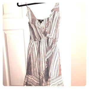 Navy and white express sundress size M worn once